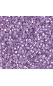 Miyuki delica beads 10/0 - Silver lined lavender alabaster dyed DBM-629